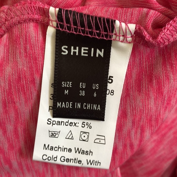 New! Marled Pink Halter Dress - Picture 5 of 5